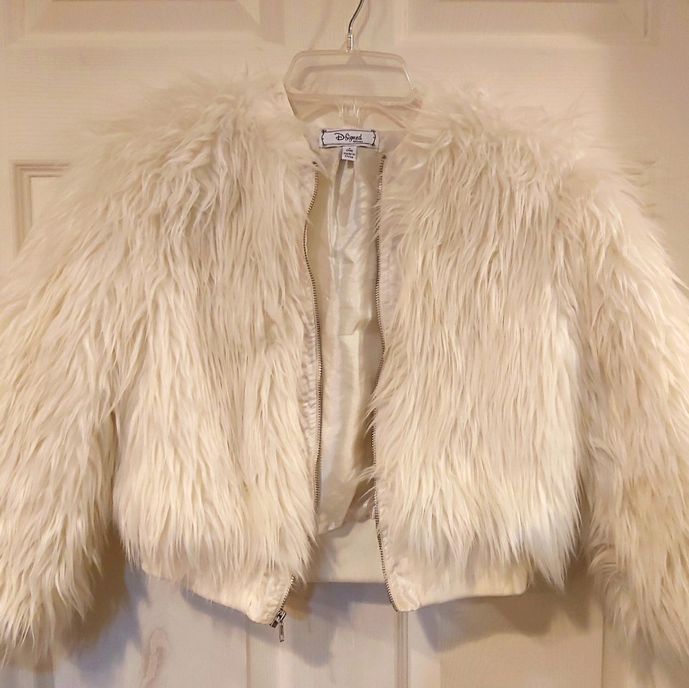 Disney D-Signed Girls Faux Fur Coat